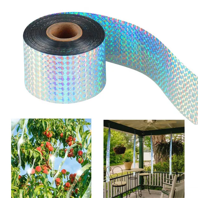 5PCS/Lot Bird Repellent Tape Reflective Anti Bird Scare Tape Pigeons