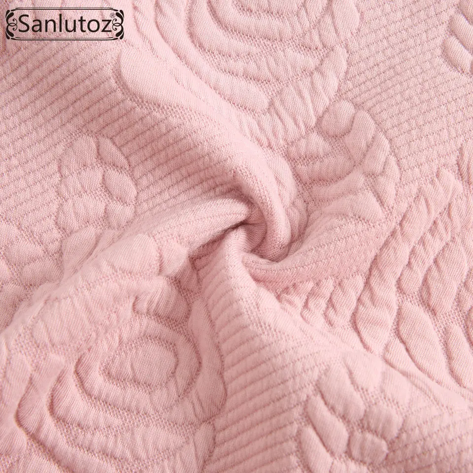 Sanlutoz/комплект зимней детской одежды, спортивный костюм для девочек одежда с цветочным рисунком для девочек Новинка года, Осенний брендовый комплект с длинными рукавами из 2 предметов