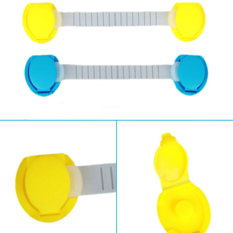 20 шт Твердые практичные два длинных замка с открытой головкой Лучший замок для ящика/туалета/шкафа замок для детской безопасности TRQ0224
