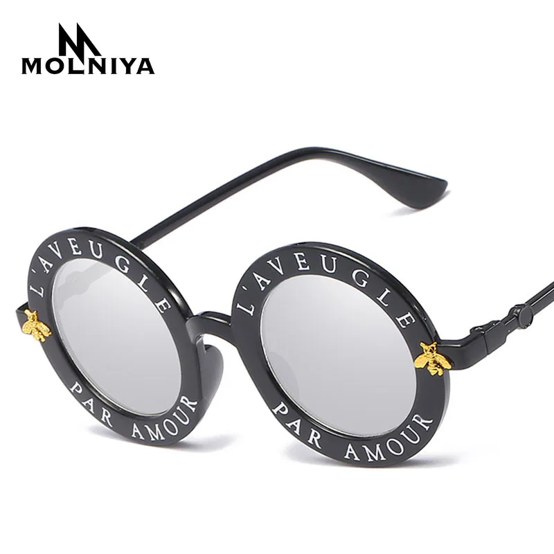 

MOLNIYA New Men Women Round Sunglasses Men Vintage Mirror Sun Glasses Ladies Brand Designer Fashion Eyewear UV400