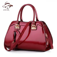 2017 Nuevo Bolso de Las Mujeres Famoso Diseñador de la Marca Bolsos de Cuero de Patente de Las Señoras de Lujo Del Hombro Bolsas de Mensajero Bolsa de Asas Bolsas Feminina