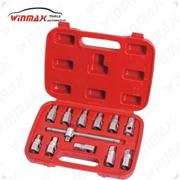 

WINMAX WHOLESALE 12 PCS QUADRILATERAL & HEX OIL DRAINER KIT AU/CAR TOOLS GOOD QUALITY WT04A5039