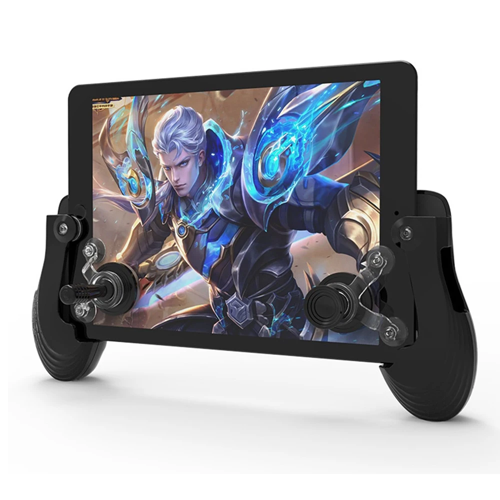 

Portable Mini Controller Grip Touch Screen Mobile Gamepad + 3D Joystick + Suction Cup for iPhone for Pad Android SmartPhones