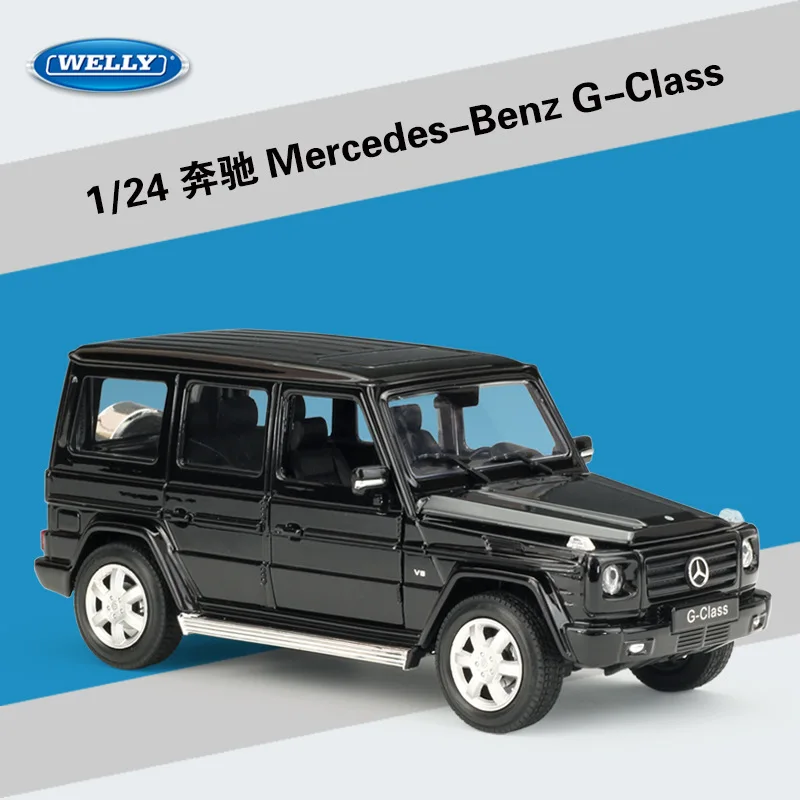 WELLY 1:24 моделирование внедорожника модель автомобиля игрушки для Benz G Class City