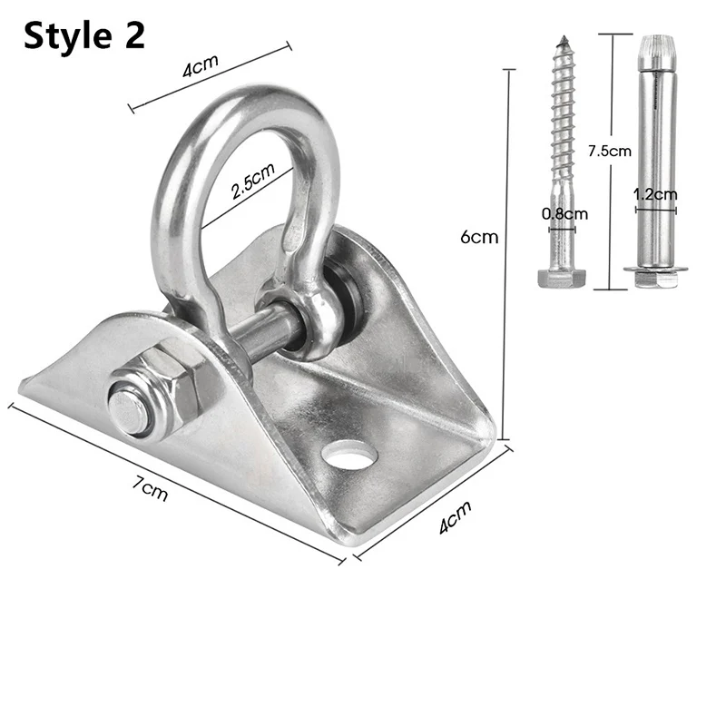 304 нержавеющая сталь тяжелый качели фиксированные пряжки крюк вешалка для Йога-гамак стул мешок качели наборы