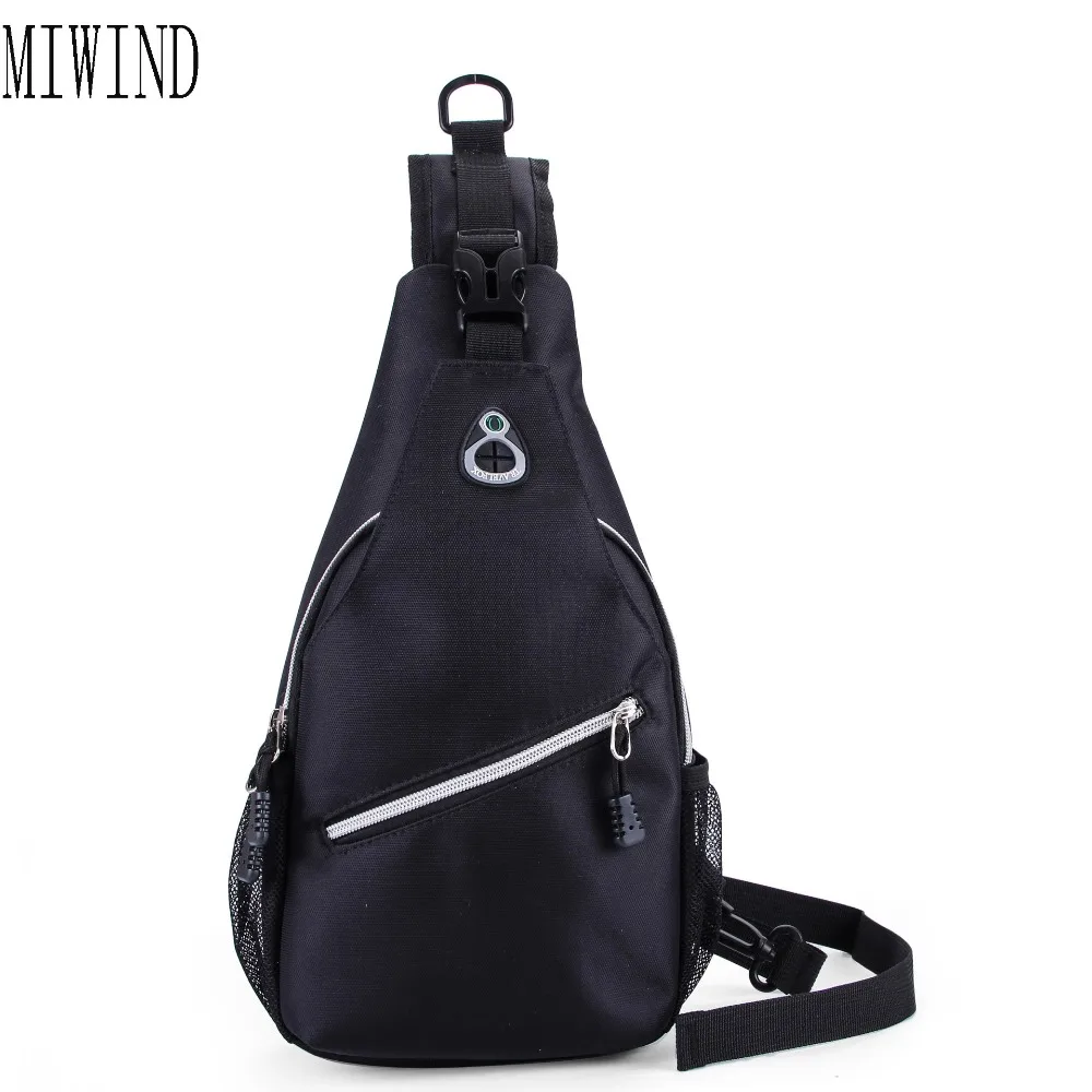 

MIWIND Brand Oxford Me Sling Bag Mens Messenger Bags CrossBody Bags Sling Knapsack Canvas Rucksack TSL685