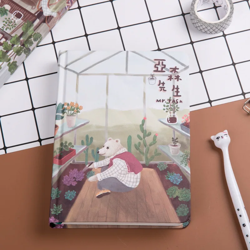 

Color Page Hard Copy Book Fashion Account Book Student Creative Notebook