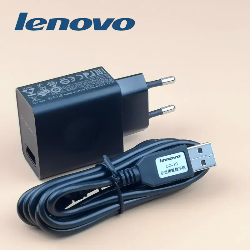 Original EU Lenovo Wall Charger 5.2V/2A Usb Power AC Adapter Charge