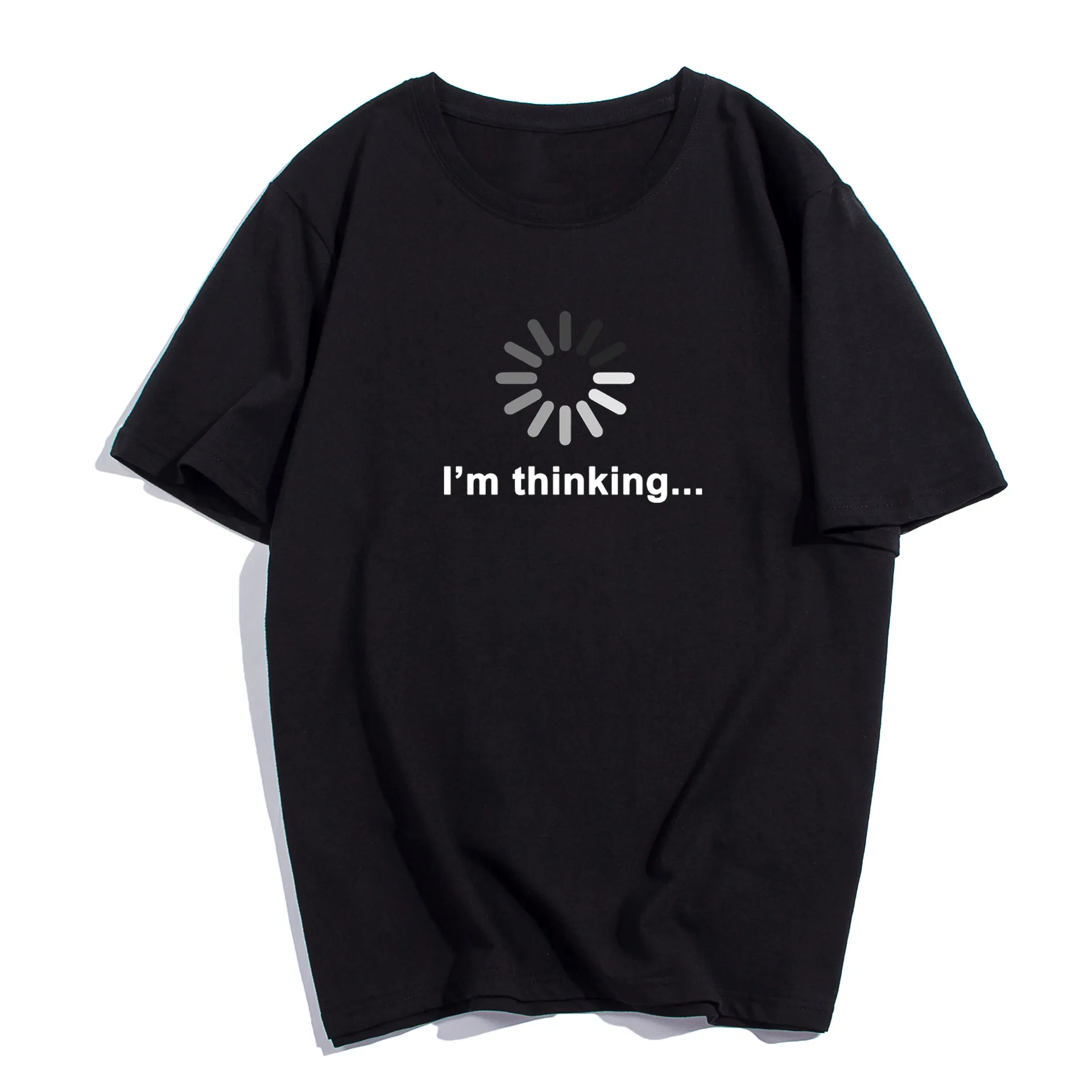 

EVD by Yoho Men's t Shirt Embroidery Letter O Neck Short Sleeves Regular Top Amazon AliExpress Wish Explosion Models EBay New St