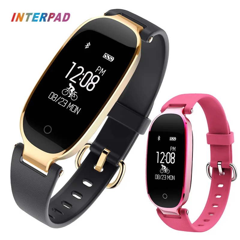 

Interpad S3 Smart Watch Fashion Sport Bluetooth Smart Wristband Phone Smart Clock Heart Rate Monitor Smartwatch For Women Girl