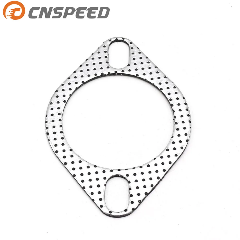 CNSPEED алюминиевая 2 5 дюймов 63 мм выхлопная прокладка двигателя автомобиля фланец