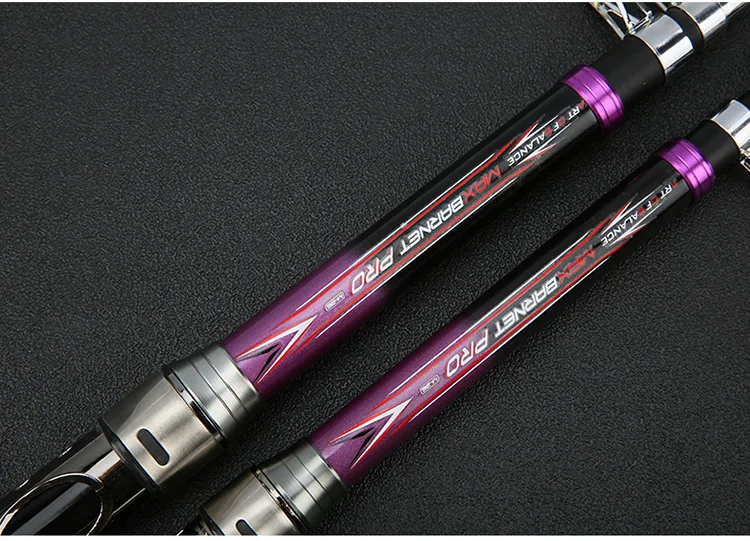 New Portable Hard Telescopic Fishing Rod Glass Fiber 2.1-3.6M Throw the long shot Sea Pole Ultra Sea Pole  throwing rod