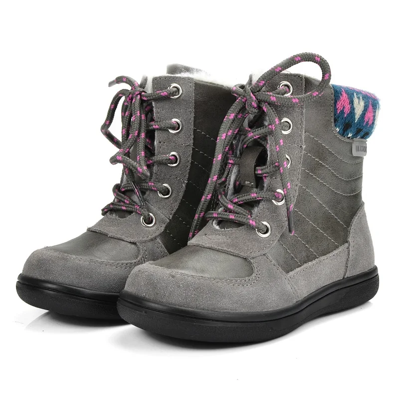 

Maggies Walker Bbay boy and girls shoes Children winter boots Anti-skid waterproof snow boots Ankle height flat with snow shoes