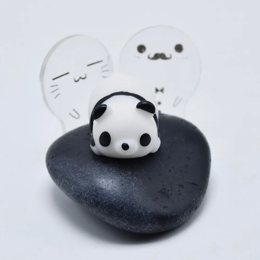 Мини мягкими игрушками ремешок squishy замедлить рост squeeze шнурки kawaii panda для ключей