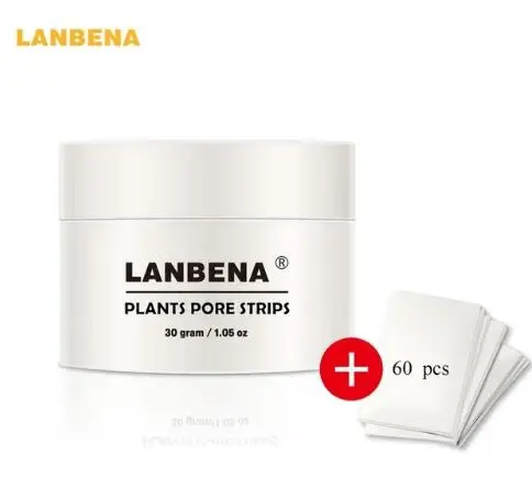 LANBENA 60 шт. для удаления черных точек на носу маска очищения пор черная голова