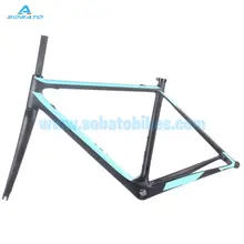 810g 51cm Carbon Road Bike Frame with Fork Seatpost Internl Di2 Headset UD Matt Cycling 700C