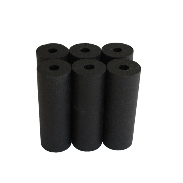 1pcs EPP Hollow Yoga Column Foam Roller Blocks Massage Yoga Ball Gym Pilates Yoga Exercise Fitness Equipment Black 3