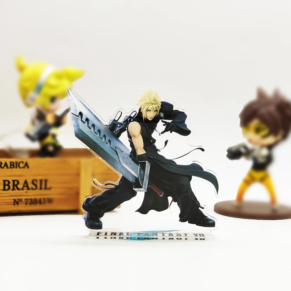 Love Thank You Final Fantasy VII 7 Cloud Strife фигурка на акриловой подставке Модель Держатель для