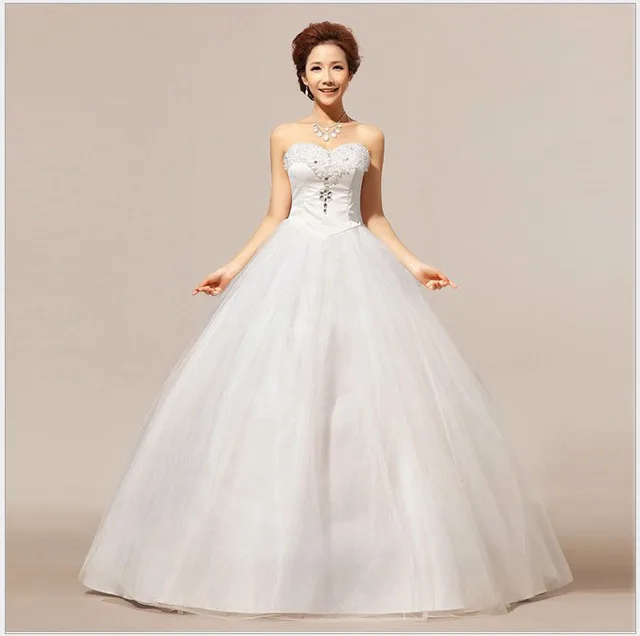 korean style wedding dress