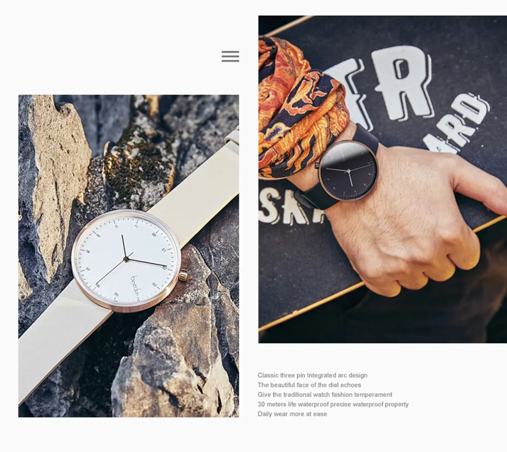 Bestdon модные кожаные часы для мужчин Роскошные повседневные водонепроницаемые часы Швейцарский Лидирующий бренд кварцевые наручные часы Прямая поставка