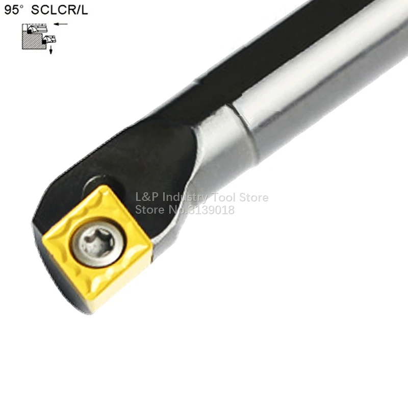 

New Good Quality Tool Cutting Edge Angle 95 Internal Turning Tool S40U-SCLCR12 / S40U-SCLCL12 Inner Bore Toolholder