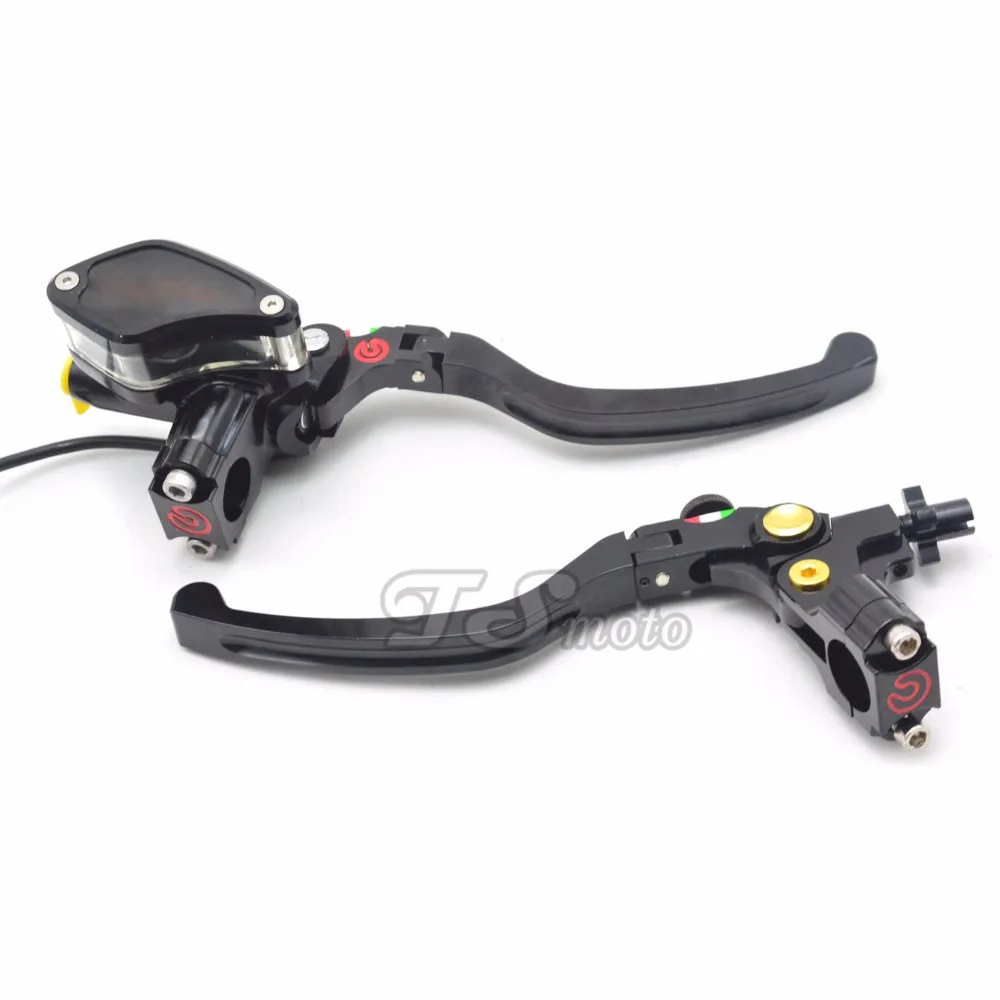 

Black RIGHT 7/8" 22mm Motorcycle Front Brake Clutch Master Cylinder Motorbike Hydraulic Pump Lever Motorbike Brake levers pump