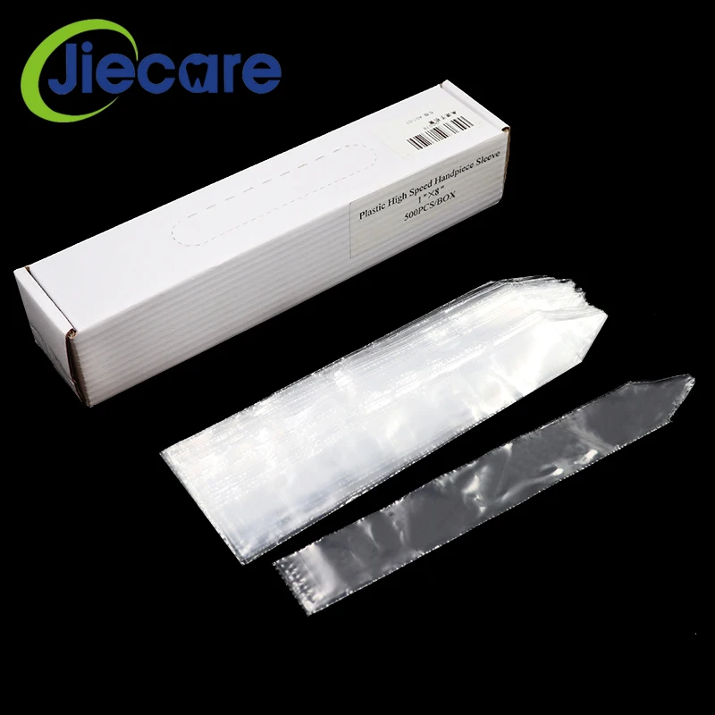 500 PCS/Box Dental Instrument Dental Plastic High speed handpiece Disposable protective sleeves