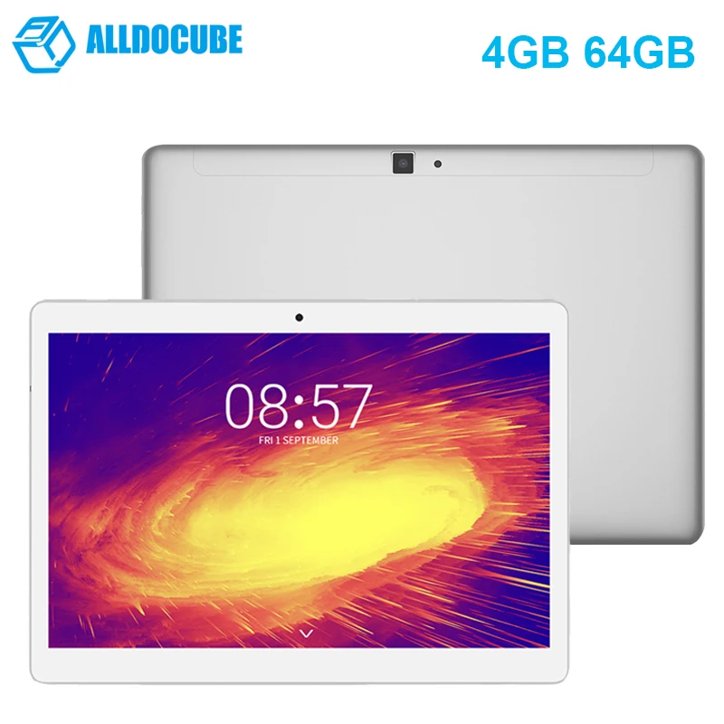 ALLDOCUBE M5 4G Phablet 10.1 inch Android 8.0 MTK X20 Deca Core 4GB 64GB Dual WiFi 5.0MP 2.0MP Double Cameras Bluetooth Tablet