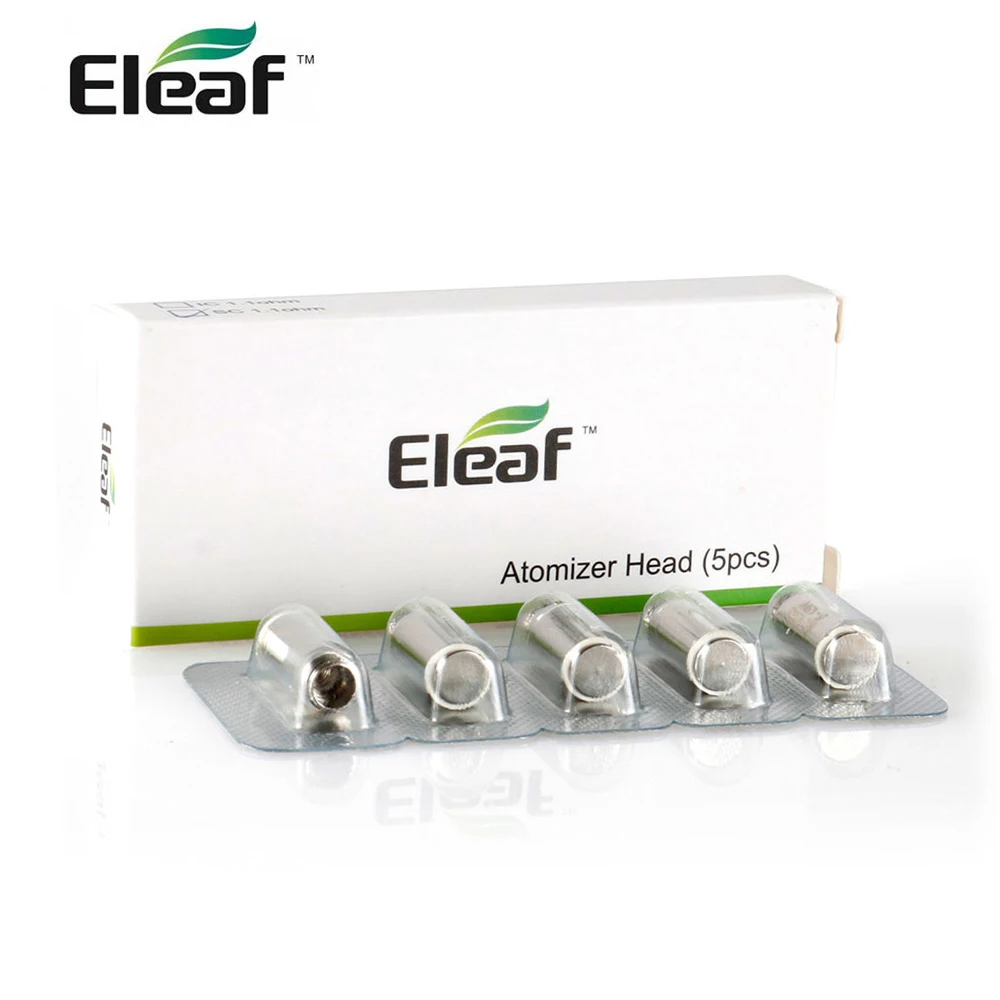 

5pcs/lot 100% Original Eleaf IC 1.1ohm/1.3ohm Head SS316 coil used for iCare/ iCare Mini Vape Accessory Electronic Cig coil