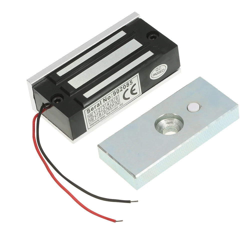 

60KG/132lb Electric Magnetic Lock Secure NC 12V DC for Door Entry Access Control Electric Lock