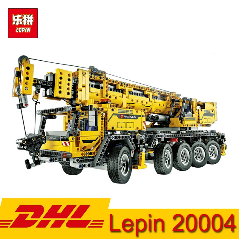 

DHL Lepin 20004 Technic Motor Power Mobile Crane Mk II 2606Pcs Building Block Assembling Toys Compatible Legoinglys 42009