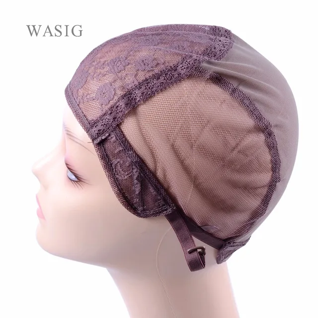 Cheap 5#Wig cap for making wigs with adjustable strap on the back weaving cap size S/M/L glueless wig caps good quality free shipping