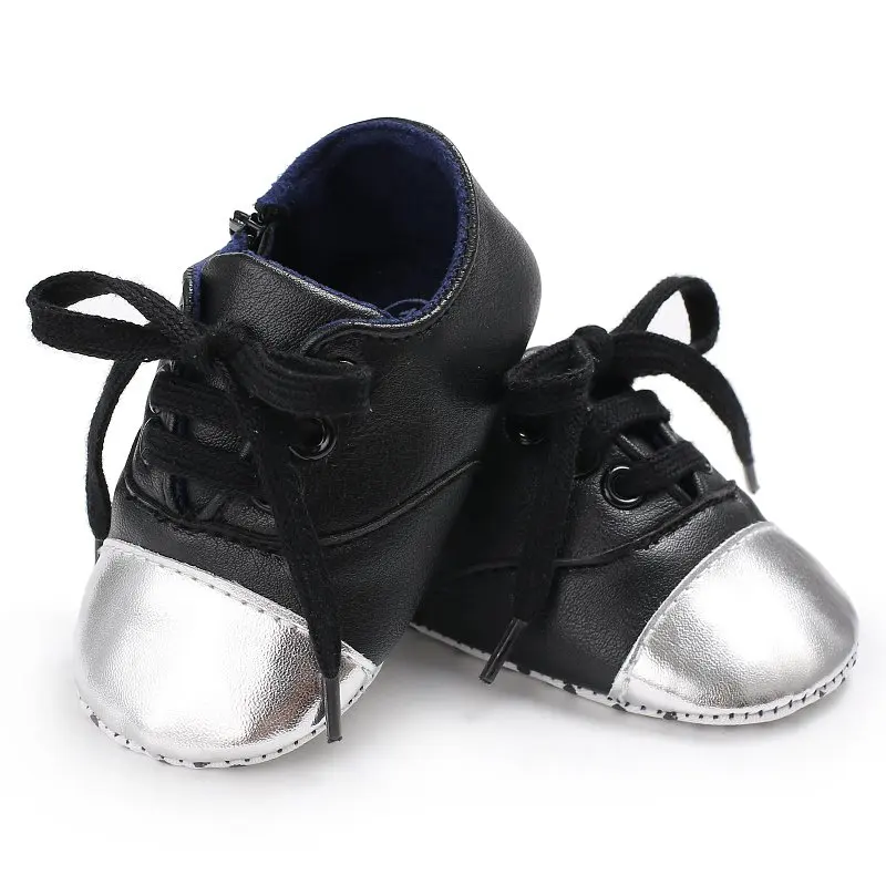 

Baby Shoes First Walkers 2018 New Solid PU Leather Fashion Baby Girls Boys Shoes Toddler Sneakers 0-18 Months