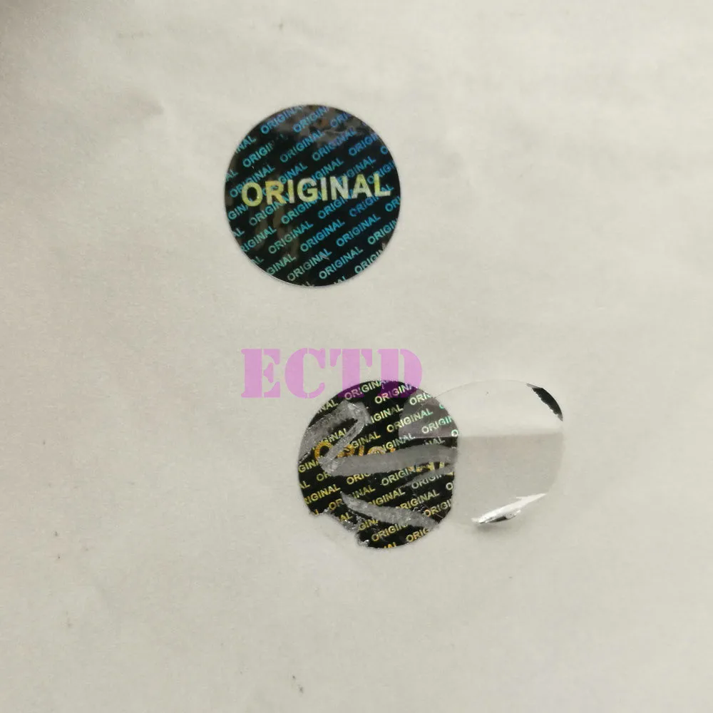 

800PCS Laser Hologram 15mm ORIGINAL Sticker Round Security Tamper Evident Warranty Anti-fake Stickers Home and Business