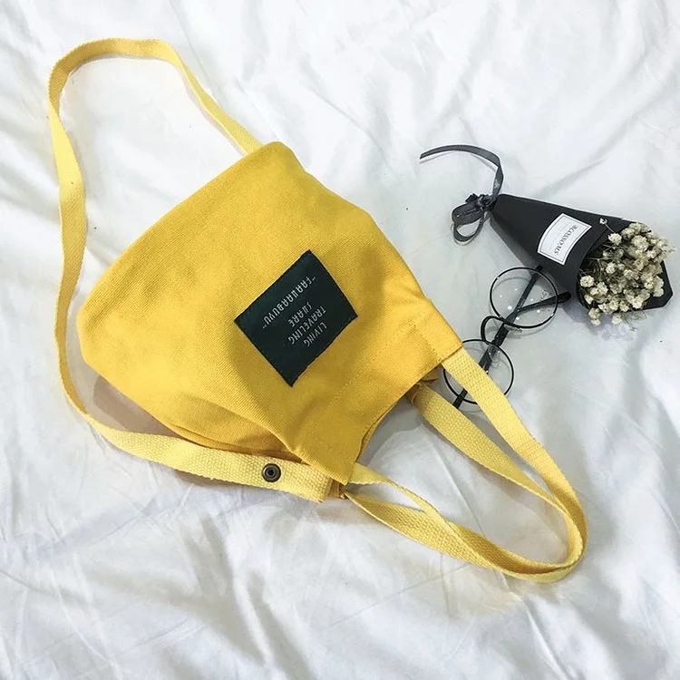 

New Canvas Tote Bag Casual HandBag Eco Shopping Bag Daily Use Foldable Canvas Shoulder Bag Soild Canvas Tote for Women Female
