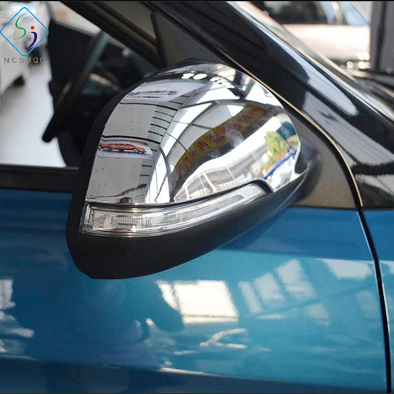 2PCS ABS Chrome Rearview mirror cover for HYUNDAI IX25 CRETA 2015 wing