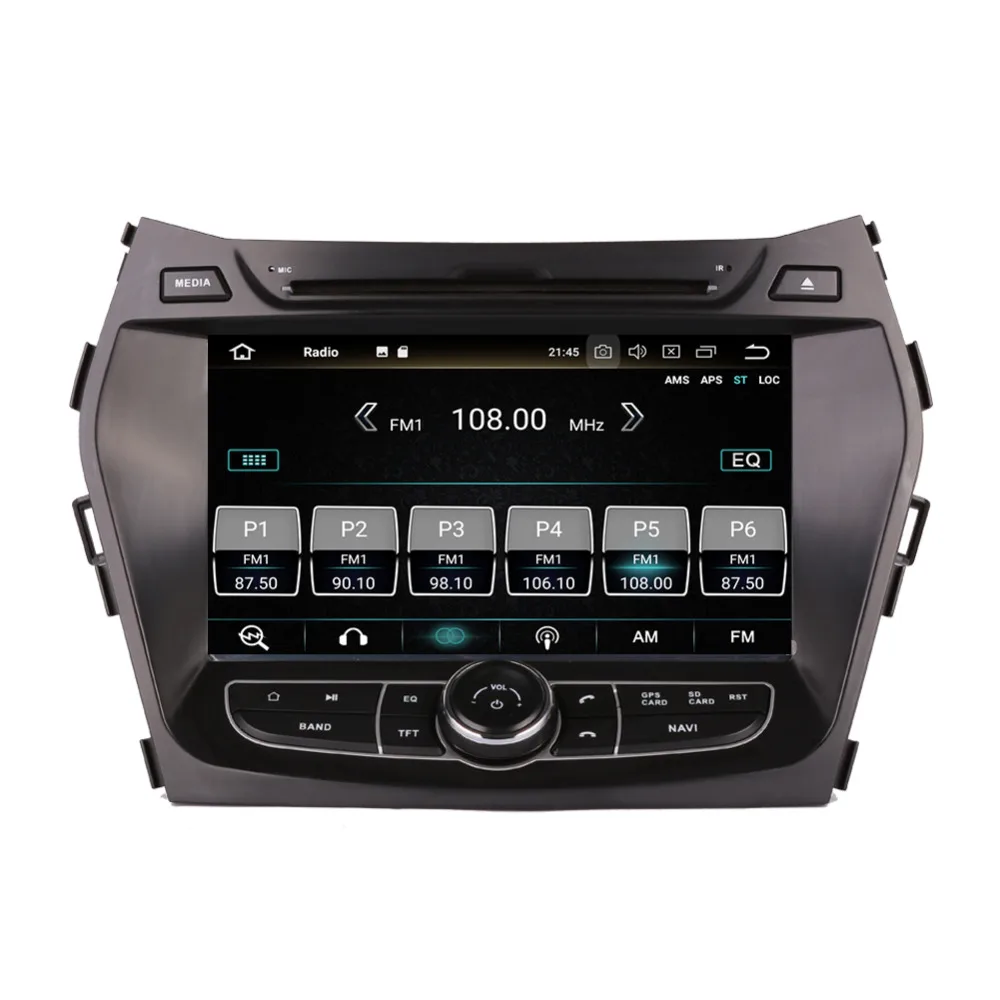 Sale Android 9.0 Car Dvd Gps player For Hyundai ix45 2013-2018 Car multimedia player Audio Stereo GPS Navigation Radio RDS Head unit 9