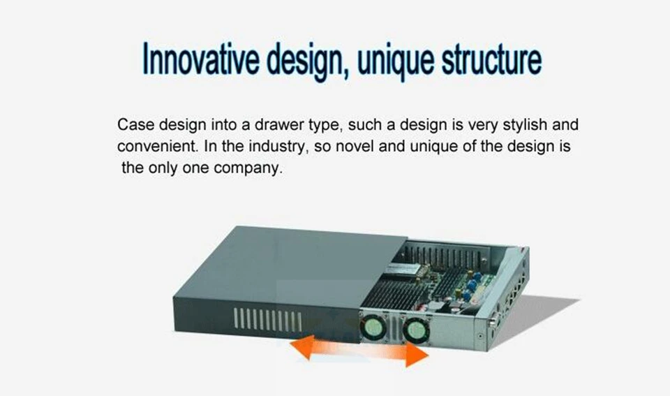 Мини-ПК Celeron J1900 четырехъядерный процессор Intel Atom D525 сетевой контроль безопасности Настольный брандмауэр маршрутизатор мини компьютер 4 LAN