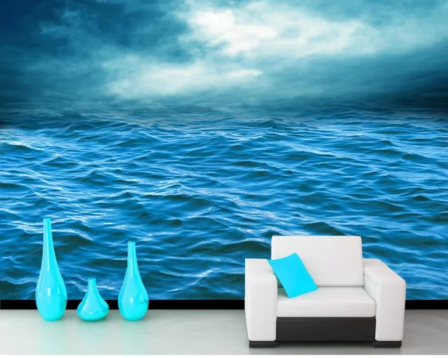 custom 3d wallpaper Beautiful sea sea view background wall custom 3d wallpaper Beautiful sea sea view background wall