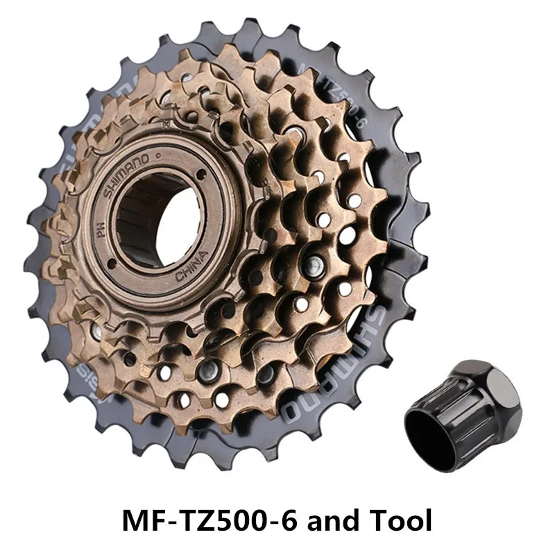 Абсолютно Новый SHIMAN0 для велосипедной MF TZ500 6/TZ20 6 S карты свободное колесо 14 28 T MTB