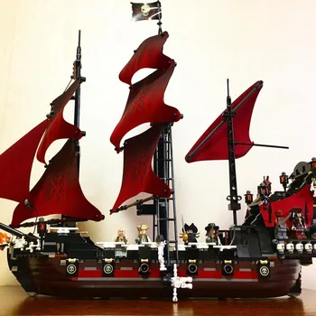 

16009 1151PCS Queen Anne's Revenge Pirates Of The Caribbean Building Blocks Sets Bricks Kits Compatible With 4195