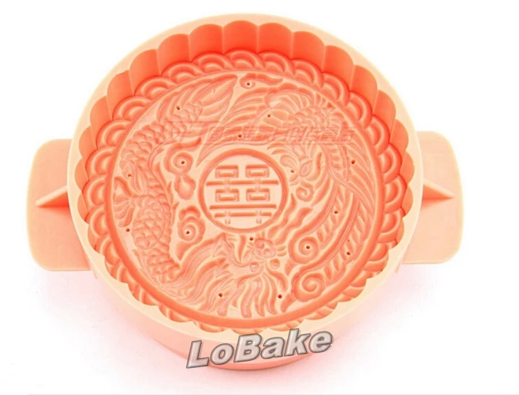 250 г Круглый Праздник середины осени mooncake плесень с китайским персонажем &quotshuang