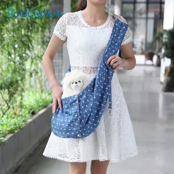 

6 Style Hands-free Small Dog Cat Sling Carrier Bag Travel Pets Tote Soft Pupppy Kitty Rabbit Pouch Shoulder Bag