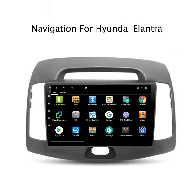 Flash Deal NAVITOPIA 9inch 2G RAM 32G ROM Android 8.1 Car DVD Multimedia GPS Navigation for Hyundai Elantra 2008 2009 2010 3
