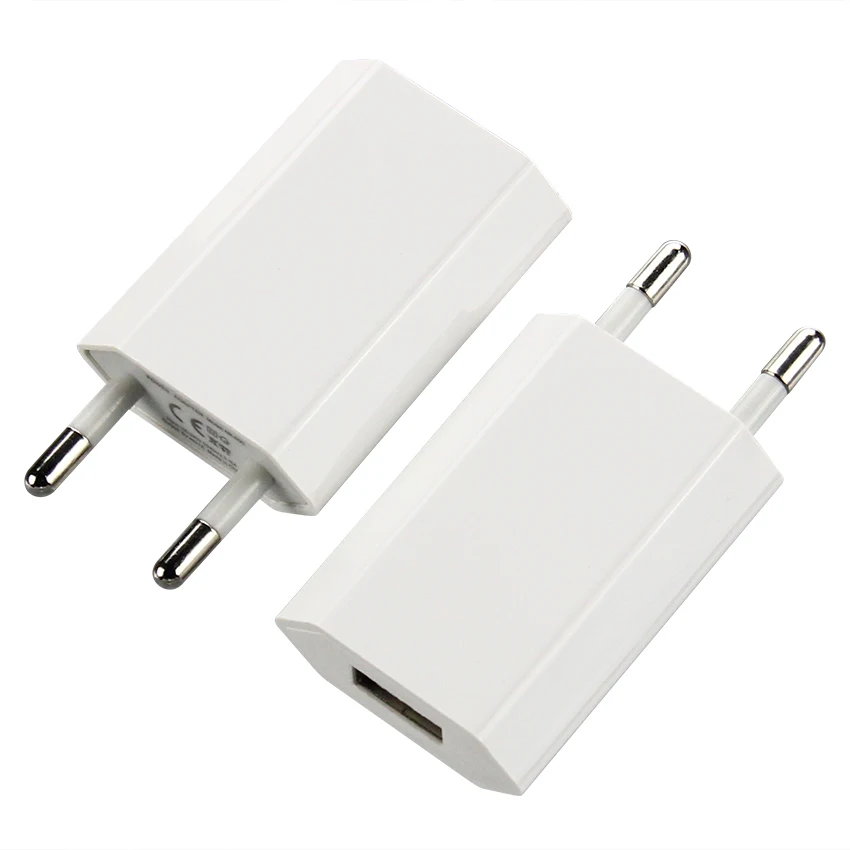 EU US Plug Travel/Home Wall Charger for iPhone iPod for Samsung Travel Adapter 5V/1A Good Quality 100pcs/lot