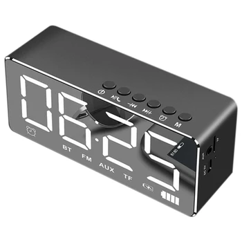 

Mirror Alarm Clock Speaker Wireless Mobile Computer Mini Home Overweight Subwoofer Led Lights Small Stereo Smart Bluetooth