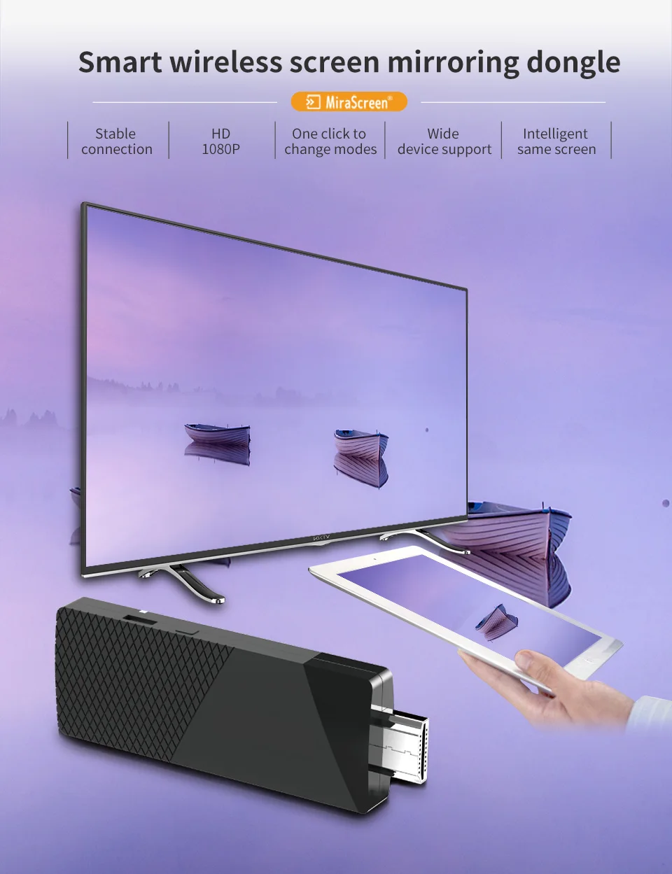 MIRASCREEN A3 tv Stick Wi-Fi дисплей HDMI Dongle приемник Поддержка Miracast Airplay DLNA Мини ПК Android tv