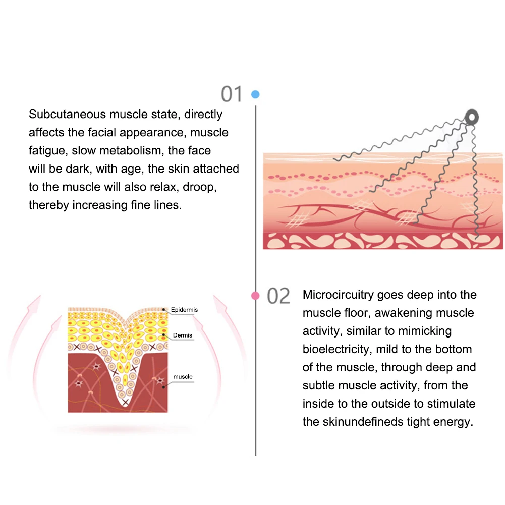 Мини микротоковая машина для подтяжки лица, подтяжки кожи, омоложения, спа, usb зарядка, устройство для удаления морщин лица, массажер для красоты