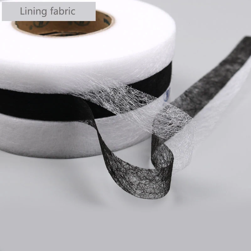 

70 yards DIY accessories cloth patchwork lining fabric width 1cm/1.5cm Double faced adhesive fabric Clothing double-sided tape