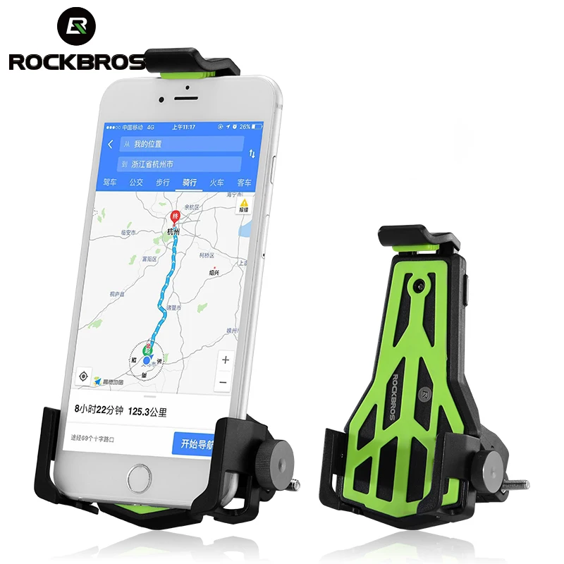 ROCKBROS Bicycle Handlebar Adjustable Cell Phone Mount Holder Bikes Phone Stand Bracket